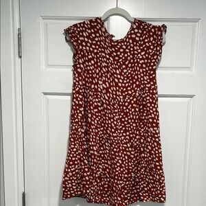 Stylish Red and White Kids Dress